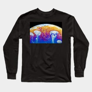 Soap Bubble Close Up Long Sleeve T-Shirt